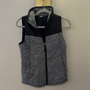The North Face Kids Charcoal and Black Vest